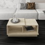 Hanah Home Mesa de Centro Concepto Mármol Travertino